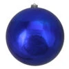 Royal Blue Shatterproof Shiny Christmas Ball Ornament 8" (200mm) 1 Royal Blue Shatterproof Shiny Christmas Ball Ornament 8" (200mm) -Christmas Decoration Store northlight lj35059 27094.1667534112