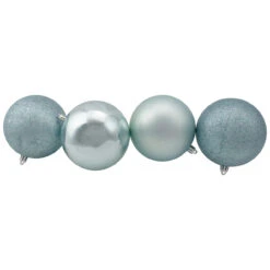 12ct Mermaid Blue Shatterproof 4-Finish Christmas Ball Ornaments 4" (100mm) 7 12ct Mermaid Blue Shatterproof 4-Finish Christmas Ball Ornaments 4" (100mm) -Christmas Decoration Store northlight lj35178 2 39617.1667657997