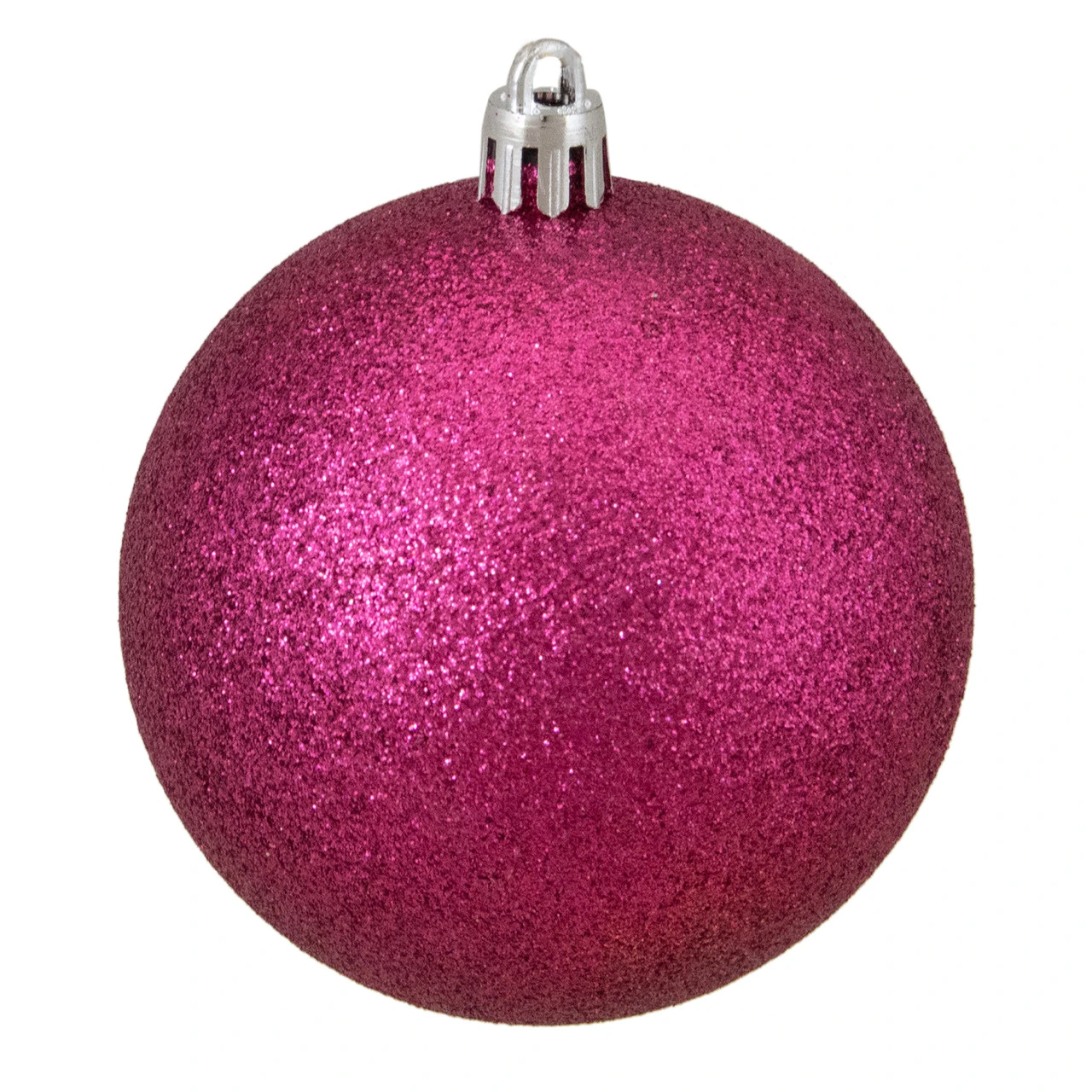 16ct Magenta Pink Shatterproof 4-Finish Christmas Ball Ornaments 3" (75mm) 8 16ct Magenta Pink Shatterproof 4-Finish Christmas Ball Ornaments 3" (75mm) - Image 6