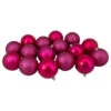 16ct Magenta Pink Shatterproof 4-Finish Christmas Ball Ornaments 3" (75mm) 2 16ct Magenta Pink Shatterproof 4-Finish Christmas Ball Ornaments 3" (75mm) -Christmas Decoration Store northlight lj36036 14720.1667488413