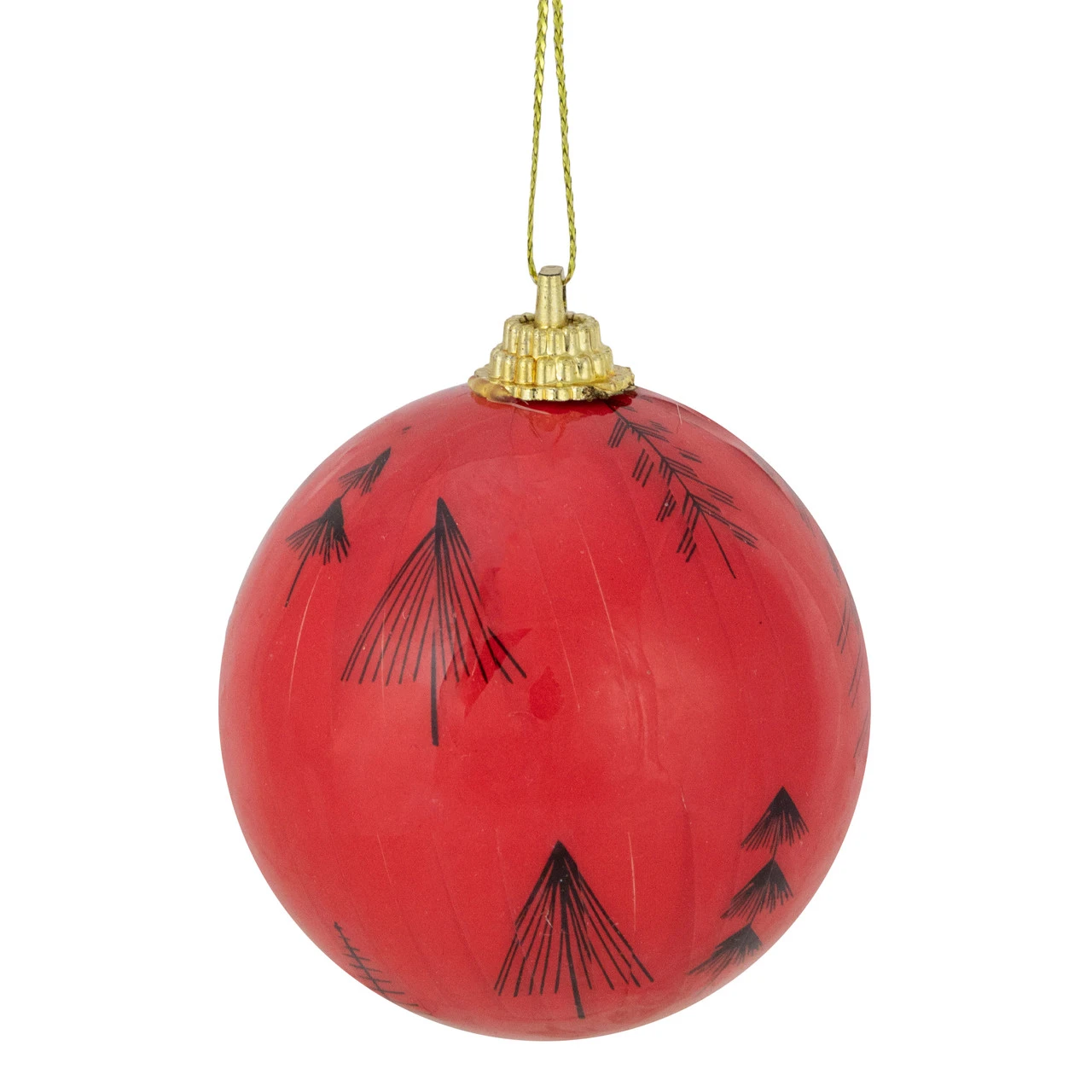 14-Piece Scandinavian Style Decoupage Christmas Ball Ornament Set, 2.25" (60mm) 5 14-Piece Scandinavian Style Decoupage Christmas Ball Ornament Set, 2.25" (60mm) - Image 3