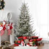 7.5' Pre-Lit Flocked Little River Fir Artificial Christmas Tree - Clear Lights 1 7.5' Pre-Lit Flocked Little River Fir Artificial Christmas Tree - Clear Lights -Christmas Decoration Store northlight lt91587 65955.1675807568