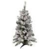 3' Pre-Lit Heavily Flocked Medium Pine Artificial Christmas Tree - Warm White LED Lights 2 3' Pre-Lit Heavily Flocked Medium Pine Artificial Christmas Tree - Warm White LED Lights -Christmas Decoration Store northlight m84223 updated 68624.1667657517