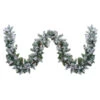 9' X 10" Pre-Lit Flocked Pine Artificial Christmas Garland - Multi Color Lights 2 9' X 10" Pre-Lit Flocked Pine Artificial Christmas Garland - Multi Color Lights -Christmas Decoration Store northlight m84264 10872.1667662036