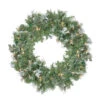 Pre-Lit Snow Mountain Pine Artificial Christmas Wreath - 30-Inch, Clear Lights 2 Pre-Lit Snow Mountain Pine Artificial Christmas Wreath - 30-Inch, Clear Lights -Christmas Decoration Store northlight m88645 92833.1667641282