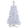 2' Pre-lit White Iridescent Pine Artificial Christmas Tree - Purple Lights 1 2' Pre-lit White Iridescent Pine Artificial Christmas Tree - Purple Lights -Christmas Decoration Store northlight m88680 81704.1667663047