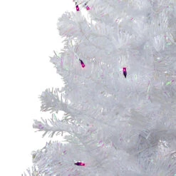 4' Pre-lit White Iridescent Pine Artificial Christmas Tree - Purple Lights 9 4' Pre-lit White Iridescent Pine Artificial Christmas Tree - Purple Lights -Christmas Decoration Store northlight m88695 2 69170.1667663073