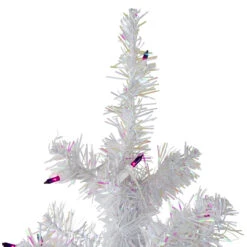 4' Pre-lit White Iridescent Pine Artificial Christmas Tree - Purple Lights 11 4' Pre-lit White Iridescent Pine Artificial Christmas Tree - Purple Lights -Christmas Decoration Store northlight m88695 5 51523.1667663074