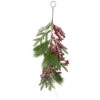 28" Frosted Red Berries And Pine Cones Artificial Christmas Teardrop Swag 1 28" Frosted Red Berries And Pine Cones Artificial Christmas Teardrop Swag -Christmas Decoration Store northlight nl00313 updated 87778.1669922679