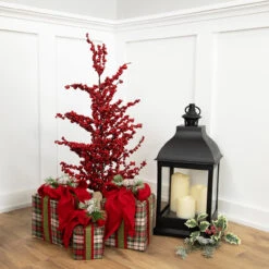 30" Red Berries Artificial Christmas Twig Tree, Unlit 10 30" Red Berries Artificial Christmas Twig Tree, Unlit -Christmas Decoration Store northlight nl00338 styled 37406.1686065015