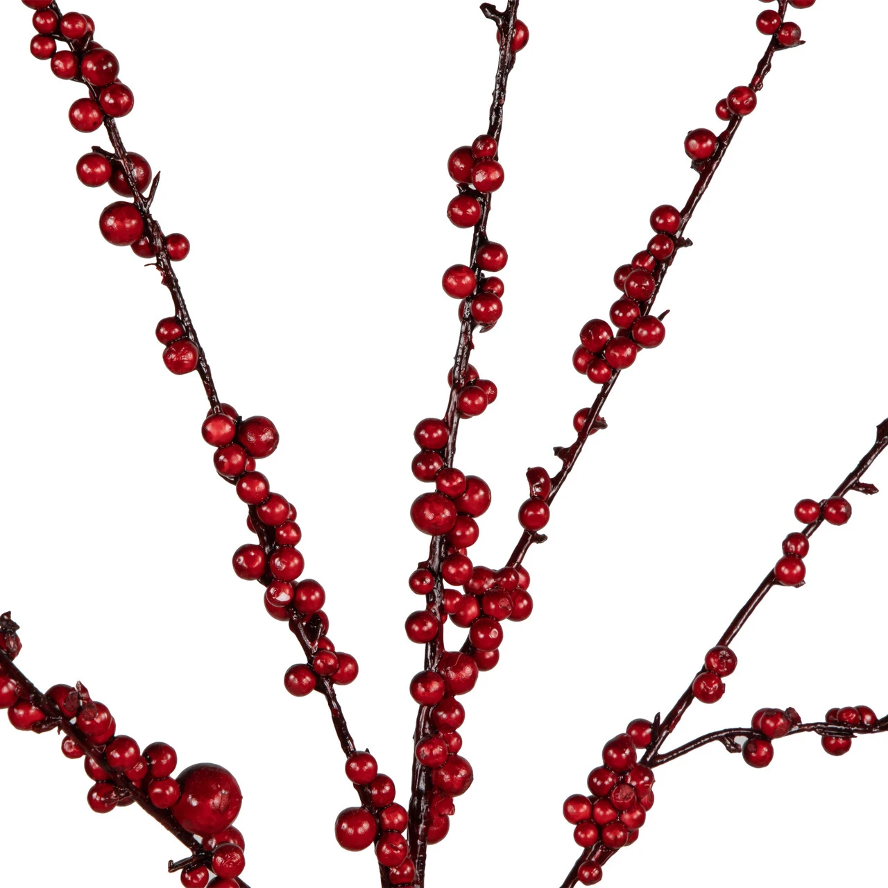 5' Artificial Red Berry Christmas Twig Tree, Unlit 6 5' Artificial Red Berry Christmas Twig Tree, Unlit - Image 4