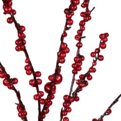 50" Artificial Red Berry Christmas Twig Tree With Square Stand, Unlit -Christmas Decoration Store northlight nl00343 3 73045.1686065079