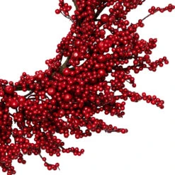 Red Berries Artificial Christmas Wreath, 22-Inch, Unlit -Christmas Decoration Store northlight nl00344 3 updated 17137.1669936911
