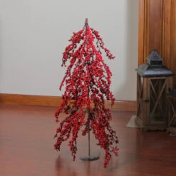 2.5' Red Berries Artificial Upside Down Christmas Tree - Unlit 7 2.5' Red Berries Artificial Upside Down Christmas Tree - Unlit -Christmas Decoration Store northlight nl00358 3 07679.1667658016