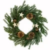 Pine Cones And Stars Pine Sprig Christmas Wreath, 10-Inch, Unlit -Christmas Decoration Store northlight nl00527 1 89663.1667640998