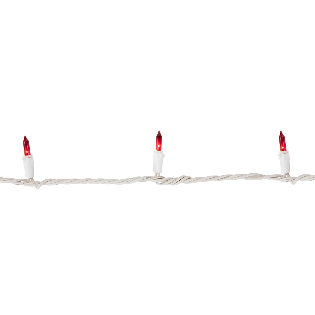 100ct Red And Clear Mini Icicle Christmas Lights- 5.75ft, White Wire 5 100ct Red And Clear Mini Icicle Christmas Lights- 5.75ft, White Wire - Image 3