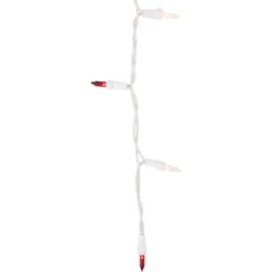 100ct Red And Clear Mini Icicle Christmas Lights- 5.75ft, White Wire 9 100ct Red And Clear Mini Icicle Christmas Lights- 5.75ft, White Wire -Christmas Decoration Store northlight nl02369 4 24923.1684166359