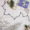 100ct Pink LED Mini Christmas Lights, 33ft Green Wire -Christmas Decoration Store northlight nl02505 120new 60428.1678131635