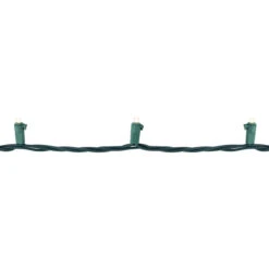 100ct Warm White LED Wide Angle Christmas Lights, 33ft Green Wire 9 100ct Warm White LED Wide Angle Christmas Lights, 33ft Green Wire -Christmas Decoration Store northlight nl02546 2 47934.1678131721