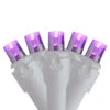 50 Purple LED Wide Angle Christmas Lights - 16.25 Ft White Wire 2 50 Purple LED Wide Angle Christmas Lights - 16.25 Ft White Wire -Christmas Decoration Store northlight nl02572 1 20579.1667578391
