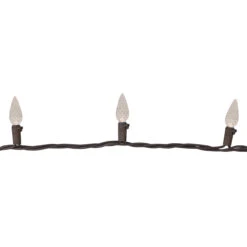 70 Warm White LED Faceted C6 Christmas Lights - 23 Ft Brown Wire 7 70 Warm White LED Faceted C6 Christmas Lights - 23 Ft Brown Wire -Christmas Decoration Store northlight nl02578 3 61217.1667578274