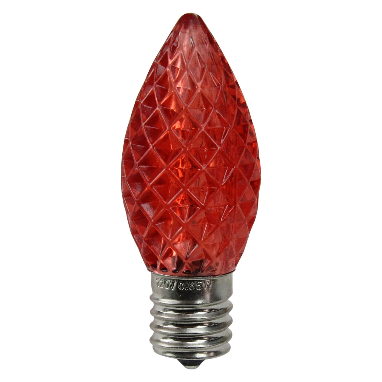 Pack Of 25 Faceted LED Red C9 Christmas Replacement Bulbs 3 Pack Of 25 Faceted LED Red C9 Christmas Replacement Bulbs