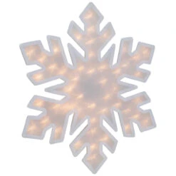 20" Lighted Snowflake Christmas Window Silhouette Decoration 9 20" Lighted Snowflake Christmas Window Silhouette Decoration -Christmas Decoration Store northlight nl04227 cxpic 21370.1675807165
