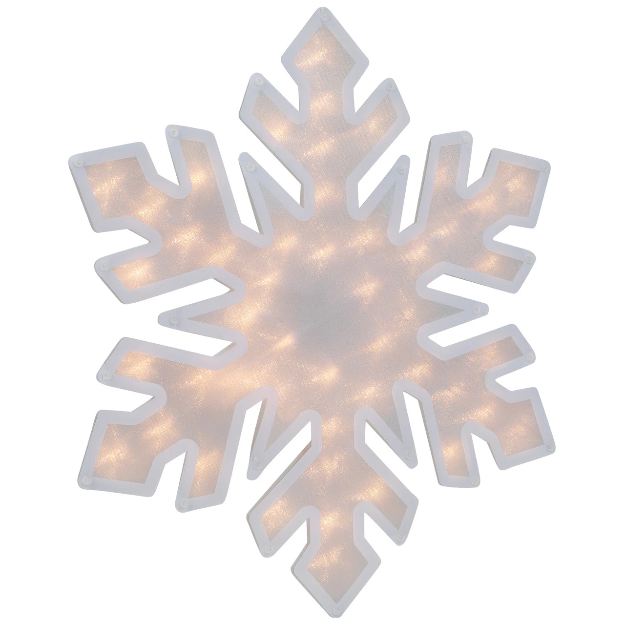 20" Lighted Snowflake Christmas Window Silhouette Decoration 6 20" Lighted Snowflake Christmas Window Silhouette Decoration - Image 4
