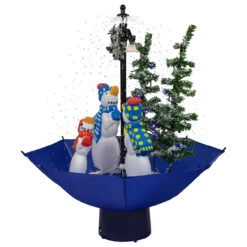 30" Lighted Musical Snowing Snowman Family In Umbrella Base Christmas Decoration 9 30" Lighted Musical Snowing Snowman Family In Umbrella Base Christmas Decoration -Christmas Decoration Store northlight r93907 2 92735.1674566586