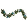 6' X 9" Peacock Feather And Poinsettia Artificial Christmas Garland, Unlit 2 6' X 9" Peacock Feather And Poinsettia Artificial Christmas Garland, Unlit -Christmas Decoration Store northlight s84846 updated 85728.1667521524