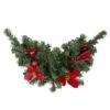 24" Pre-Decorated Red Poinsettia, Pine Cone And Ball Artificial Christmas Swag, Unlit -Christmas Decoration Store northlight s84898 1 53862.1667489634