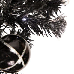 9' X 6" Pre-Lit Decorated Black Pine Artificial Christmas Garland, Cool White LED Lights 7 9' X 6" Pre-Lit Decorated Black Pine Artificial Christmas Garland, Cool White LED Lights -Christmas Decoration Store northlight s92628 2 updated 51258.1667531218