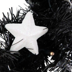 16" Pre-Lit Decorated Black Pine Artificial Christmas Wreath, Cool White LED Lights 13 16" Pre-Lit Decorated Black Pine Artificial Christmas Wreath, Cool White LED Lights -Christmas Decoration Store northlight s92630 3 24784.1684340675