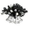 18" Decorated Black Pine Artificial Christmas Swag With Bells -Christmas Decoration Store northlight s92631 1updated 97734.1667487947