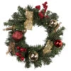 Pre-Lit Decorated Burgundy And Gold Pine Artificial Christmas Wreath, 16-Inch, Warm White LED 2 Pre-Lit Decorated Burgundy And Gold Pine Artificial Christmas Wreath, 16-Inch, Warm White LED -Christmas Decoration Store northlight s92639 2 correct 61105.1667491386