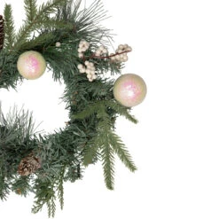 16" Pre-Lit Decorated Mixed Pine And White Berries Artificial Christmas Wreath 9 16" Pre-Lit Decorated Mixed Pine And White Berries Artificial Christmas Wreath -Christmas Decoration Store northlight s92642 2 updated 50600.1667530236