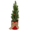 11.75" Frosted Upswept Mini Pine Christmas Tree In Red Tin Pot - Unlit 1 11.75" Frosted Upswept Mini Pine Christmas Tree In Red Tin Pot - Unlit -Christmas Decoration Store northlight sf89155 updated 48368.1667573258