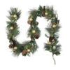 6ft Long Needle Pine With Winter Foliage And Stars Christmas Garland - Unlit -Christmas Decoration Store northlight sh27131 45092.1667623757