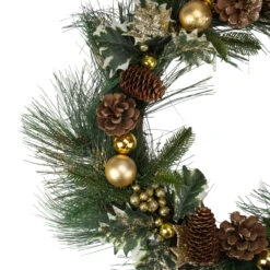 Long Needle Pine With Winter Foliage And Stars Christmas Wreath - 20-Inch, Unlit 7 Long Needle Pine With Winter Foliage And Stars Christmas Wreath - 20-Inch, Unlit -Christmas Decoration Store northlight sh27133 1 10286.1667578084