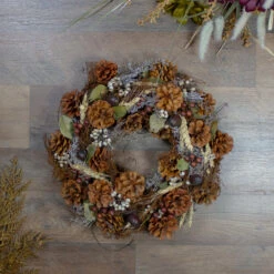 Pine Cones Berries And Botanicals Artificial Christmas Wreath, 14-Inch, Unlit 6 Pine Cones Berries And Botanicals Artificial Christmas Wreath, 14-Inch, Unlit -Christmas Decoration Store northlight sh36216 4 63955.1667586562