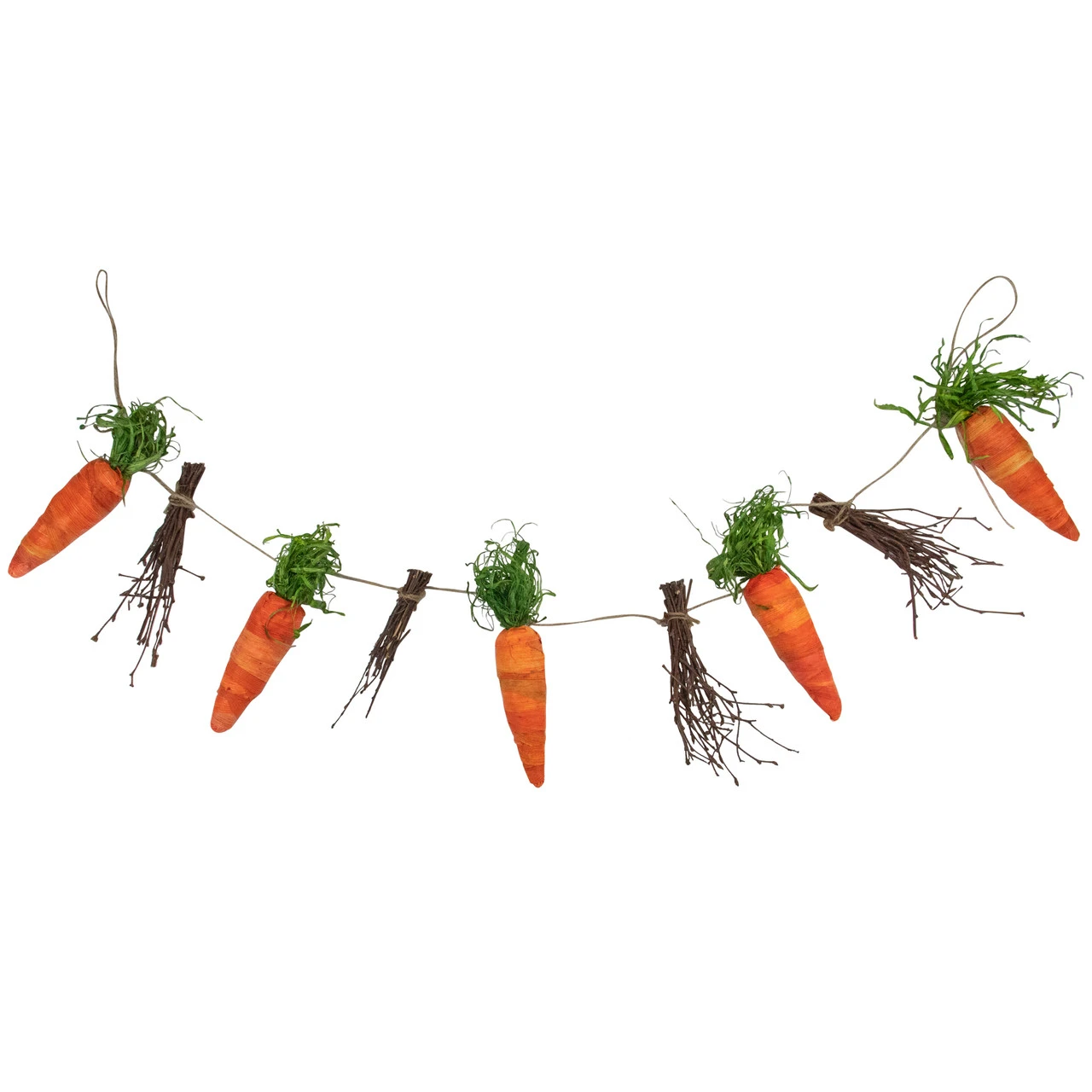 3.25' Carrots And Twigs Artificial Easter Garland 6 3.25' Carrots And Twigs Artificial Easter Garland - Image 4
