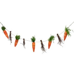 3.25' Carrots And Twigs Artificial Easter Garland
