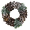 Brown And Green Pine Needle And Pine Cone Artificial Christmas Wreath, 13.5-Inch, Unlit 1 Brown And Green Pine Needle And Pine Cone Artificial Christmas Wreath, 13.5-Inch, Unlit -Christmas Decoration Store northlight sh94281 1new 22991.1668089037