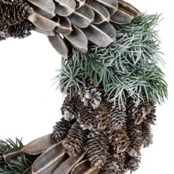 Brown And Green Pine Needle And Pine Cone Artificial Christmas Wreath, 13.5-Inch, Unlit 7 Brown And Green Pine Needle And Pine Cone Artificial Christmas Wreath, 13.5-Inch, Unlit -Christmas Decoration Store northlight sh94281 2new 15939.1668089039