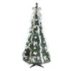 6' Pre-Lit Silver And Gold Pre-Decorated Pop-Up Artificial Christmas Tree, Clear Lights 1 6' Pre-Lit Silver And Gold Pre-Decorated Pop-Up Artificial Christmas Tree, Clear Lights -Christmas Decoration Store northlight sm15299 58678.1667584076