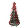 6' Pre-Lit Red Plaid Pre-Decorated Pop-Up Artificial Christmas Tree, Multicolor Lights 2 6' Pre-Lit Red Plaid Pre-Decorated Pop-Up Artificial Christmas Tree, Multicolor Lights -Christmas Decoration Store northlight sm15300 11295.1667573520