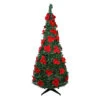 6' Pre-Lit Slim Pre-Decorated Poinsettia Pop-Up Artificial Christmas Tree 1 6' Pre-Lit Slim Pre-Decorated Poinsettia Pop-Up Artificial Christmas Tree -Christmas Decoration Store northlight sm27458 38154.1667487546