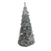 6' Pre-Lit Flocked Pre-Decorated Pop-Up Artificial Christmas Tree -Christmas Decoration Store northlight sm27460 95557.1667529966