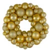 Vegas Gold 3-Finish Shatterproof Ball Christmas Wreath, 13-Inch 2 Vegas Gold 3-Finish Shatterproof Ball Christmas Wreath, 13-Inch -Christmas Decoration Store northlight sm91049 86383.1667642975
