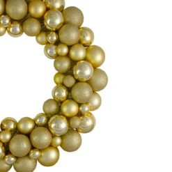 Vegas Gold 3-Finish Shatterproof Ball Christmas Wreath - 24-Inch, Unlit 8 Vegas Gold 3-Finish Shatterproof Ball Christmas Wreath - 24-Inch, Unlit -Christmas Decoration Store northlight sm91056 1 69356.1669140296